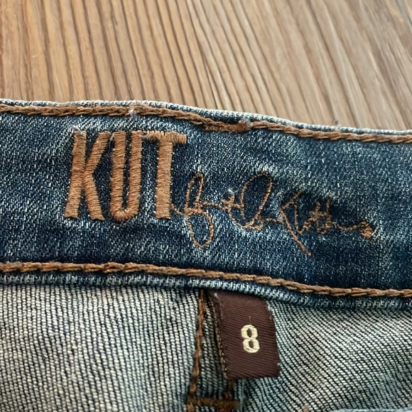 Kut from the Kloth Catherine Boyfriend Jeans Womens 8 Straight MidRise KP9065MA2 - Picture 2 of 11